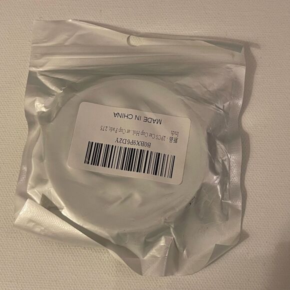 Hello Kitty Car Cup Coasters in Black Bling Set of 2 NWT - Picture 4 of 4